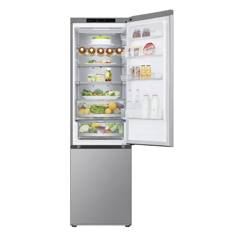 LG GBV7280CPY.APYQEUR Kühl-Gefrierkombination Freistehend 387 l Edelstahl