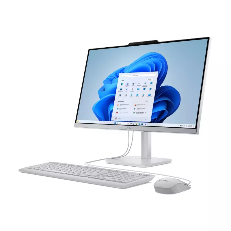 Lenovo A100 Intel Core i3 N-series i3-N305 60,5 cm (23,8 Zoll) 1920 x 1080 Pixel All-in-One-PC 16 GB DDR5-SDRAM 512 GB SSD Windows 11 Home Wi-Fi 6 (802.11ax) Grau