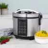 Multicooker Tristar RK-6132 — 1,5 L, 500 W, 7 Automatikprogramme, LCD, Edelstahl/Schwarz