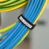 Selbstklebendes Endlosdruckeretikett Brady M21-750-414 — 1,9 cm Höhe, schwarz auf weiß