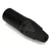 3‑poliger XLR‑Steckverbinder, männlich, EQUIP 147930, Schwarz, 3‑polig, 19×19 mm, 28,8 g