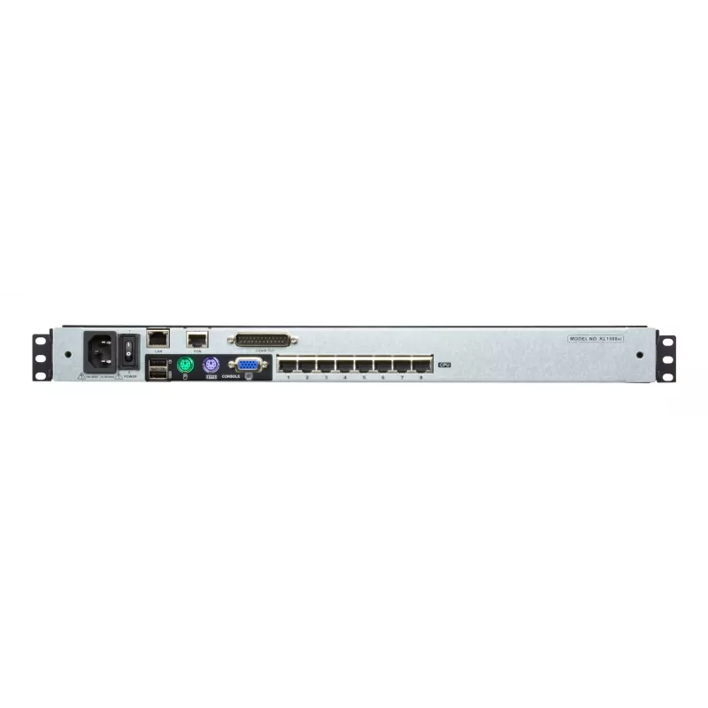 ATEN KL1508AIM Rack-Konsole 43,2 cm (17 Zoll) 1280 x 1024 Pixel Metall Schwarz 1U