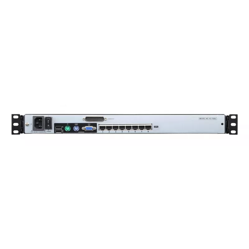 ATEN KL1508AM Rack-Konsole 43,2 cm (17 Zoll) 1280 x 1024 Pixel Metall Schwarz 1U