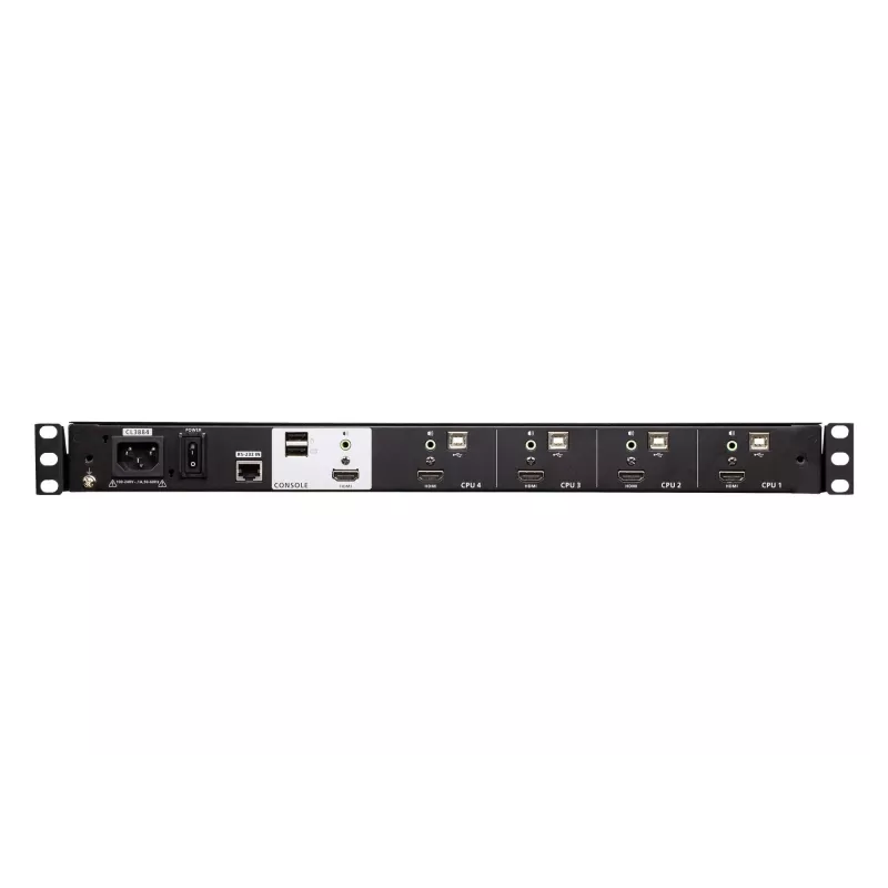 ATEN CL3884NW-ATA-EG Rack-Konsole 47 cm (18.5 Zoll) Schwarz
