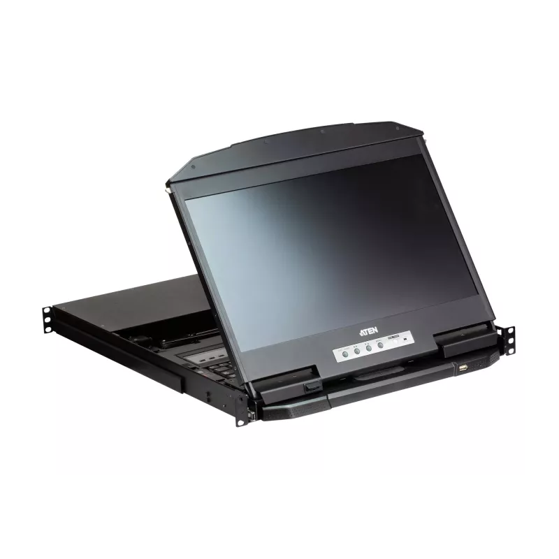 ATEN CL3884NW-ATA-EG Rack-Konsole 47 cm (18.5 Zoll) Schwarz