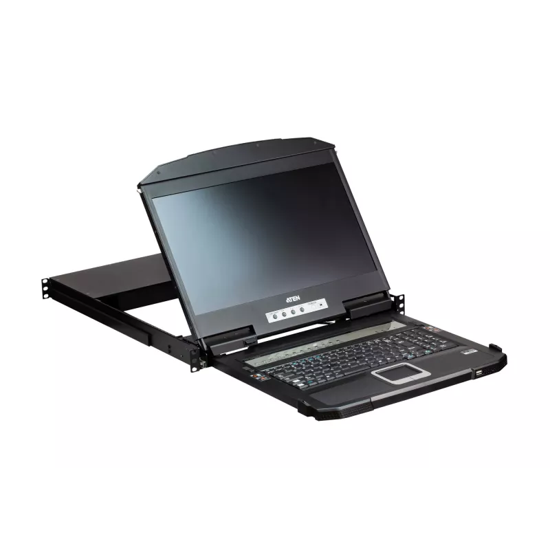 ATEN CL3884NW-ATA-EG Rack-Konsole 47 cm (18.5 Zoll) Schwarz