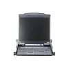 ATEN CL5716IM Rack-Konsole 43,2 cm (17 Zoll) 1280 x 1024 Pixel Metall, Kunststoff Schwarz 1U