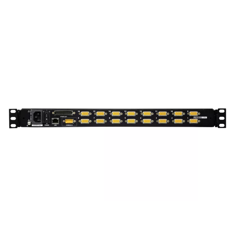 ATEN CL5716IN Rack-Konsole 48,3 cm (19 Zoll) 1280 x 1024 Pixel Metall, Kunststoff Schwarz 1HE