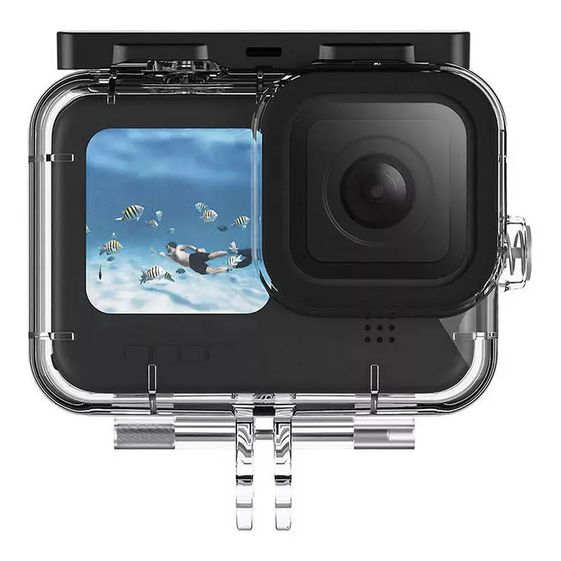 Schutzhüllen-Kombi Telesin für GoPro Hero 12/11/10/9 – Set aus Hartschale und Silikonhülle