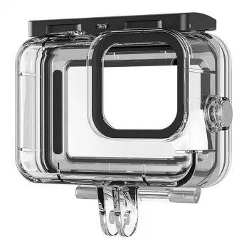 Schutzhüllen-Kombi Telesin für GoPro Hero 12/11/10/9 – Set aus Hartschale und Silikonhülle