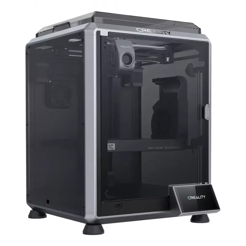 3D-Drucker Creality K1C FDM Wi‑Fi — PLA/ABS/ASA/PETG/TPU, Schichtdicke 0,1–0,35 mm, 4,3 Zoll Touchscreen, 100–240 V