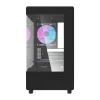 Computergehäuse DarkFlash DB330M Schwarz v2 mit drei vorinstallierten Lüftern