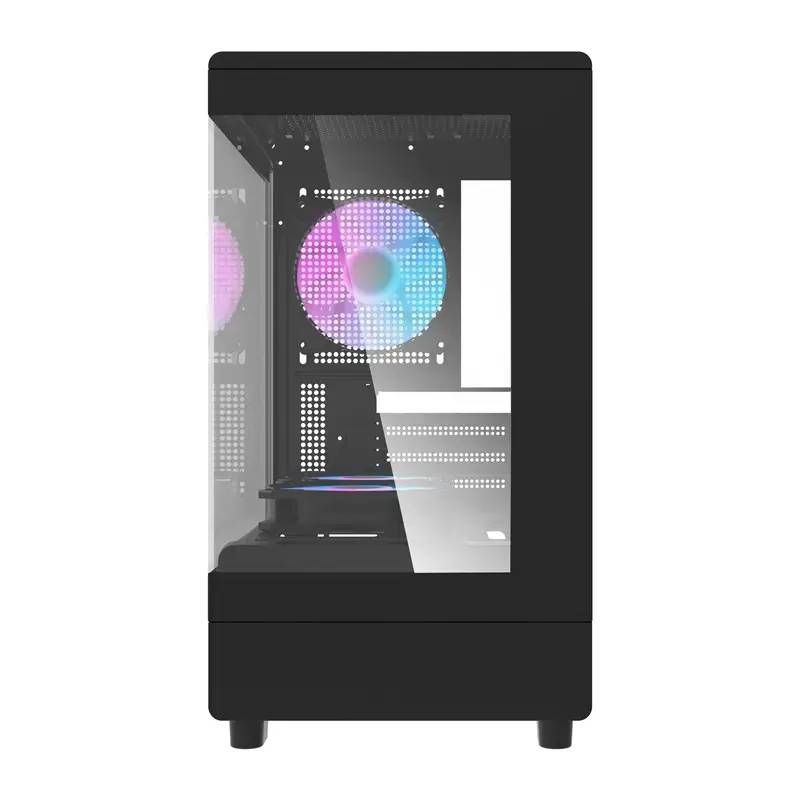 Computergehäuse DarkFlash DB330M Schwarz v2 mit drei vorinstallierten Lüftern