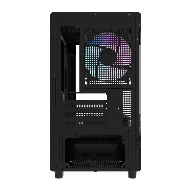 Computergehäuse DarkFlash DB330M Schwarz v2 mit drei vorinstallierten Lüftern