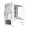 Darkflash Computergehäuse DB330M Weiß v2 mit drei vorinstallierten Lüftern, micro-ATX/mATX-Unterstützung