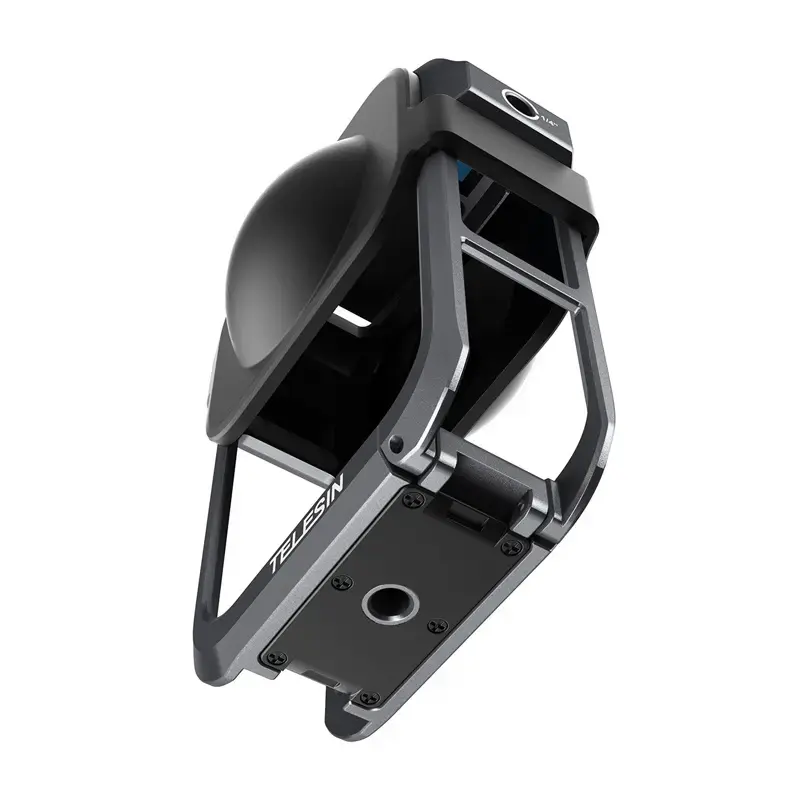 Metall-Schutzkäfig Telesin für DJI Osmo 360 – leichter Metallrahmen, Befestigungspunkte