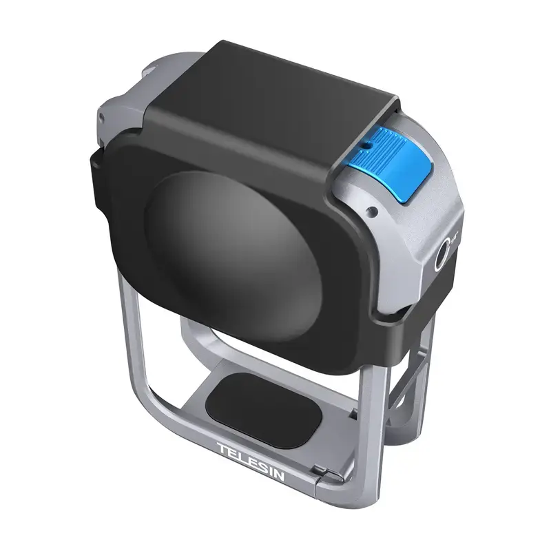 Metall-Schutzkäfig Telesin für DJI Osmo 360 – leichter Metallrahmen, Befestigungspunkte