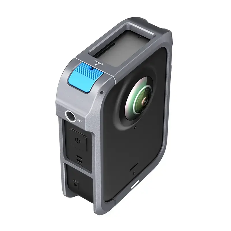 Metall-Schutzkäfig Telesin für DJI Osmo 360 – leichter Metallrahmen, Befestigungspunkte