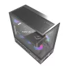 Computergehäuse DarkFlash DS950V mit Frontdisplay (schwarz) und 6 vorinstallierten Lüftern