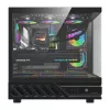 Computergehäuse DarkFlash DS950V mit Frontdisplay (schwarz) und 6 vorinstallierten Lüftern