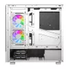 Computergehäuse DarkFlash DS950V mit integriertem Display, weiß, inklusive 6 Lüfter