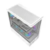 Computergehäuse DarkFlash DS950V mit integriertem Display, weiß, inklusive 6 Lüfter