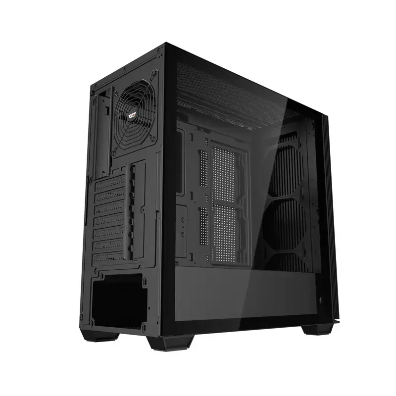 ATX-Computergehäuse Darkflash DS900WS — Midi-Tower, ohne Lüfter, schwarz