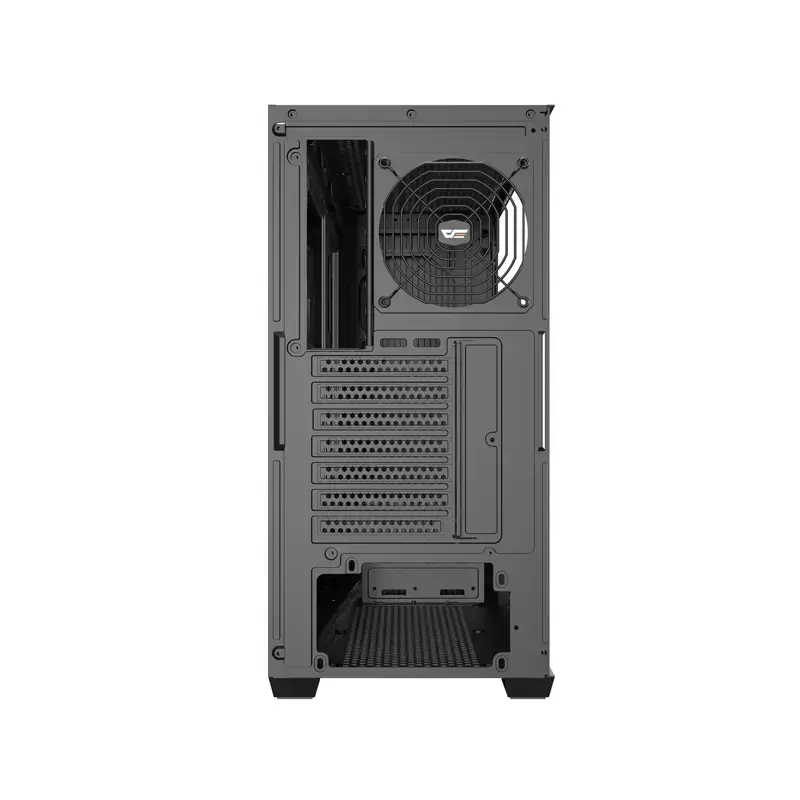ATX-Computergehäuse Darkflash DS900WS — Midi-Tower, ohne Lüfter, schwarz