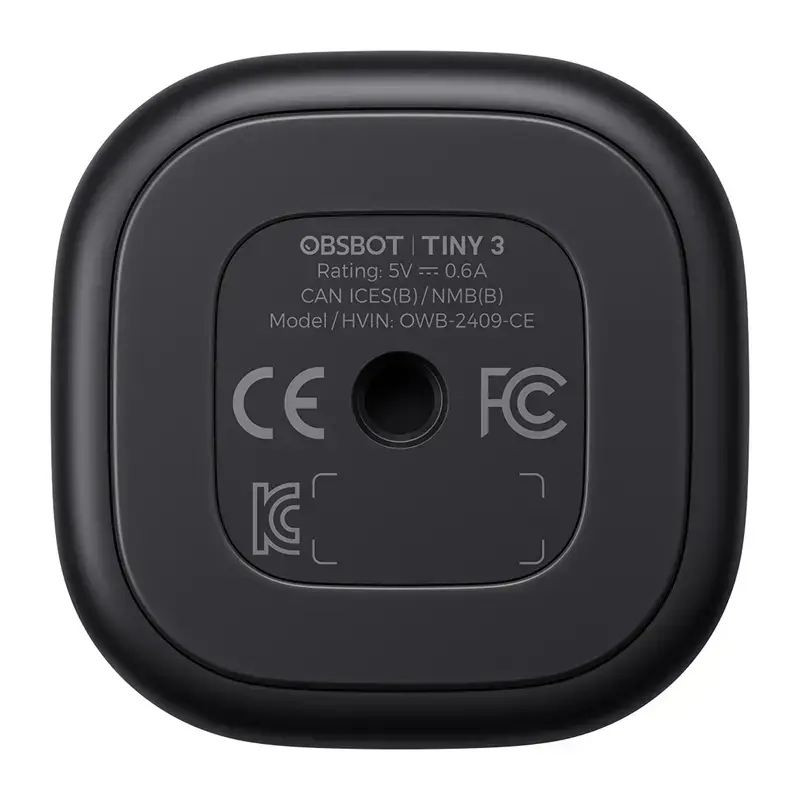 OBSBOT Tiny 3 Remote Combo — kompakte KI-Webcam mit Fernbedienung