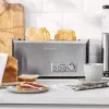 Toaster Gastroback Design Pro 4S 2 Scheiben 1500 W Schwarz Edelstahl