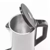 Elektrischer Wasserkocher GASTROBACK Design Cool Touch 1,5 L 2200 W, Edelstahl/Schwarz