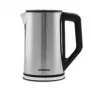 Elektrischer Wasserkocher GASTROBACK Design Cool Touch 1,5 L 2200 W, Edelstahl/Schwarz