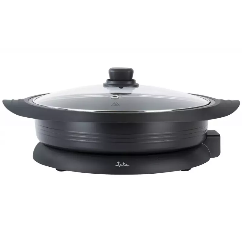 Elektrische Paellapfanne Jata PE640 — rund, 34 cm Innendurchmesser, Waben-Antihaftbeschichtung, 1600 W, 230 V