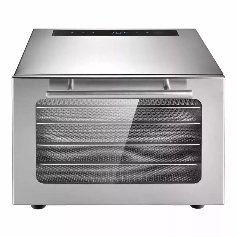 Dörrautomat GASTROBACK Mini Professional 400 W, Edelstahl, Timer bis zu 24 h, 282×347×206 mm