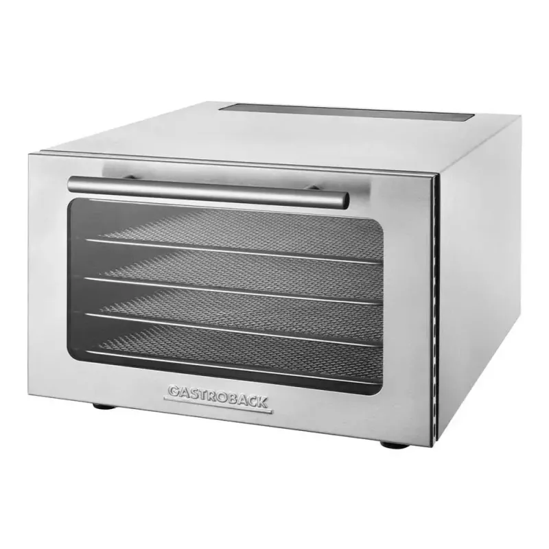 Dörrautomat GASTROBACK Mini Professional 400 W, Edelstahl, Timer bis zu 24 h, 282×347×206 mm