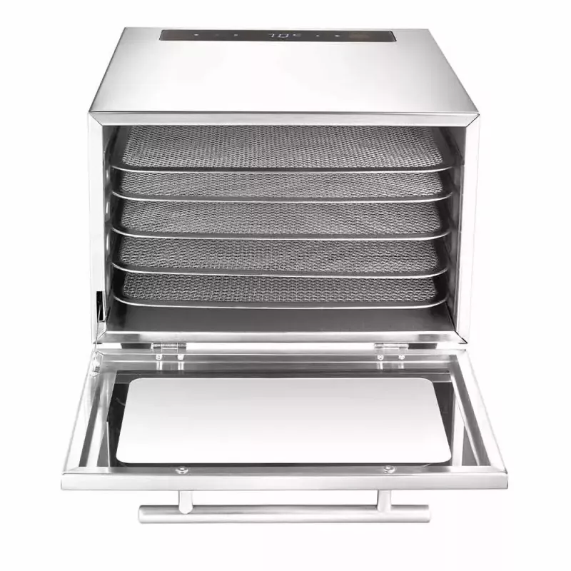 Dörrautomat GASTROBACK Mini Professional 400 W, Edelstahl, Timer bis zu 24 h, 282×347×206 mm