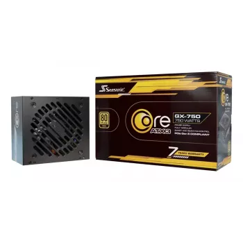 Netzteil Seasonic CORE GC-750 ATX 3.1 750 W 24-Pin ATX Vollmodular 80 PLUS Gold Schwarz