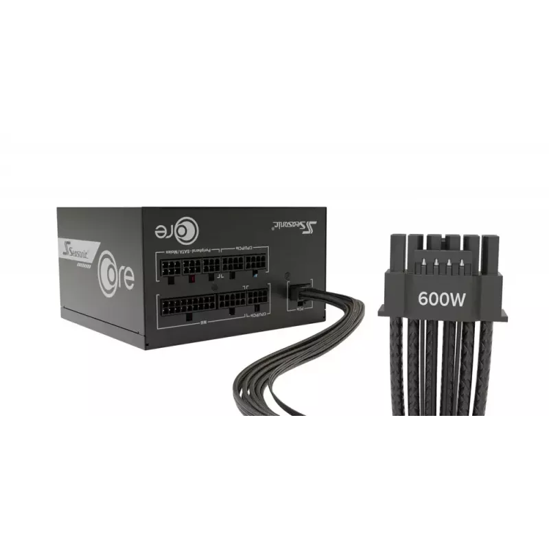 Netzteil Seasonic CORE GC-650 ATX 3.1 650 W 24-pol ATX vollmodular 80 PLUS Gold Schwarz