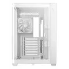 PC-Tower-Gehäuse DeepCool CG530U 4F Weiß — hinteres Netzteil, unterstützt 3x120 mm Seiten- + 1x120 mm Hecklüfter, 120/140 mm Lüfterhalterungen, 2,5-Zoll- und 3,5-Zoll-HDD
