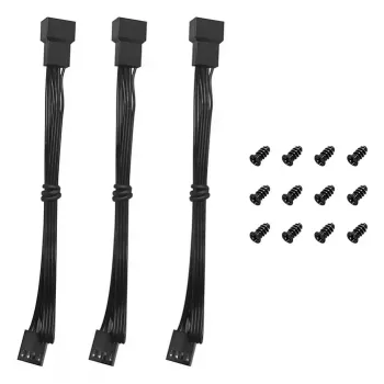 Computer-Gehäuselüfter DeepCool FD12 V2 120 mm Schwarz, 500–2500 U/min, Hydrauliklager, 4 Stück