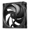 Computer-Gehäuselüfter DeepCool FD12 V2 120 mm Schwarz, 500–2500 U/min, Hydrauliklager, 4 Stück