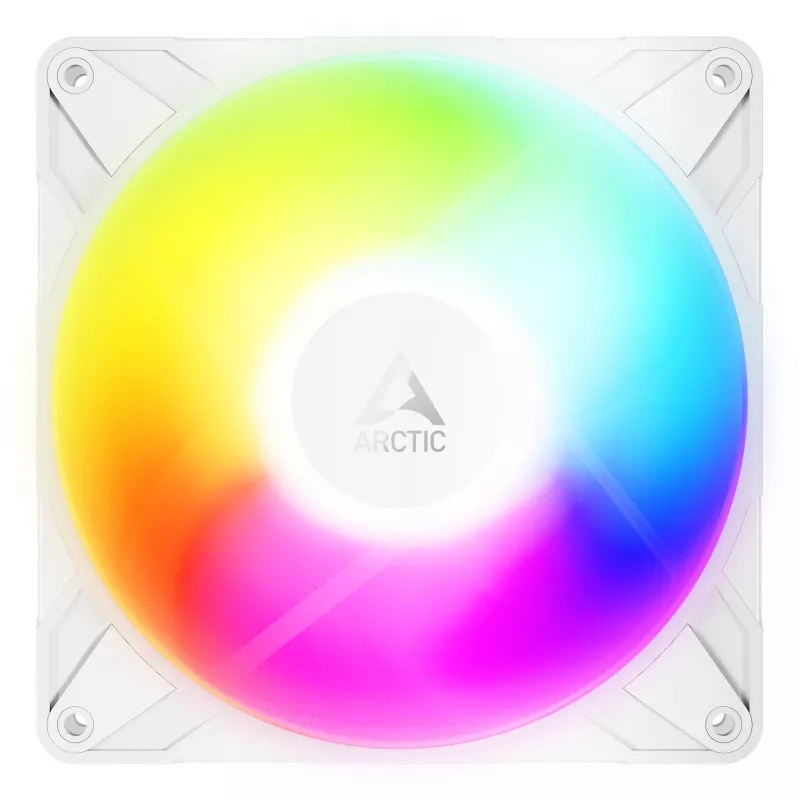 ARCTIC Freezer P14 Pro Reverse A-RGB (White) - 3 Pack - 140 mm A-RGB PWM-Lüfter mit Kabel-Splitter