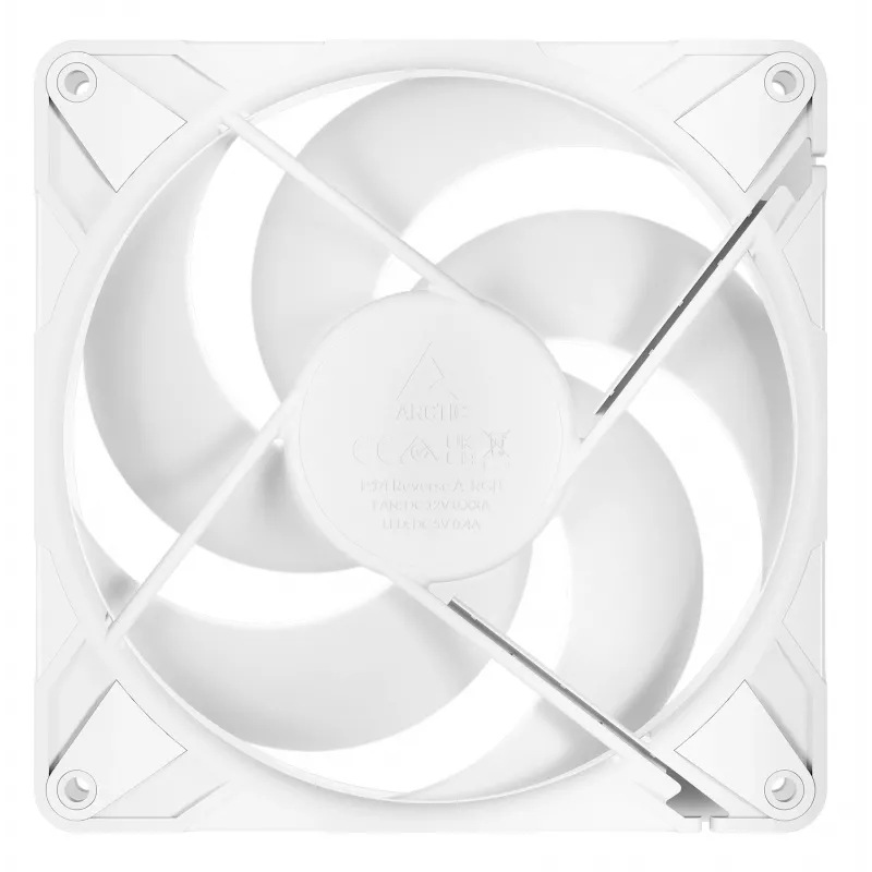 ARCTIC Freezer P14 Pro Reverse A-RGB (White) - 3 Pack - 140 mm A-RGB PWM-Lüfter mit Kabel-Splitter