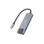 Equip 5-in-1 Multifunktionsadapter, 2,5GbE, USB-A x 2, USB-C x 1, USB-C, 100W USB PD