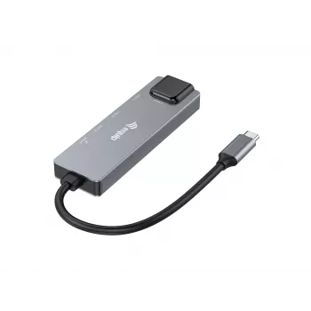 Equip 5-in-1 Multifunktionsadapter, 2,5GbE, USB-A x 2, USB-C x 1, USB-C, 100W USB PD