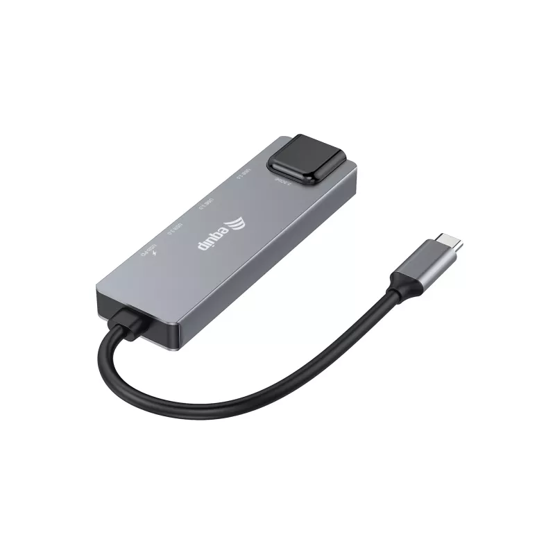 Equip 5-in-1 Multifunktionsadapter, 2,5GbE, USB-A x 2, USB-C x 1, USB-C, 100W USB PD