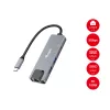 Equip 5-in-1 Multifunktionsadapter, 2,5GbE, USB-A x 2, USB-C x 1, USB-C, 100W USB PD
