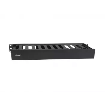 Equip 19 Zoll Rack-Mount Kabelmanagement-Panel, Schwarz