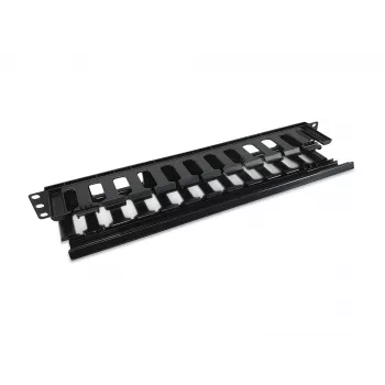 Equip 19 Zoll Rack-Mount Kabelmanagement-Panel, Schwarz
