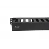 Equip 19 Zoll Rack-Mount Kabelmanagement-Panel, Schwarz